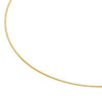 坂本これくしょんのアクセサリーを引き立てるチョーカータイプのゴールドワイヤーコード、オメガラウンドコード ゴールドカラーコート 40cm Omega round cord です。真鍮にゴールドコートを施した1連のチョーカーは、素肌に着けると肌の色と同化するように、アクセサリーの本当のお色が明るく浮き出てくるような印象に見えるのが特徴的。  #OmegaRoundcode #オメガラウンドコード #Omegacode #オメガコード #40cmコード #accessoriescord #originalcord #replacedcord #fashionablecord #handmadecord #アクセサリーコード #使いやすい換え紐 #デザインコード #換え紐 #坂本これくしょん イメージ写真1