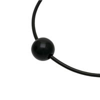 身につける漆 漆のアクセサリー ペンダント 丸球2.0 黒色 黒革コード 坂本これくしょんの艶やかで美しくとても軽い「和木に漆塗りのアクセサリー」より、まん丸で使いやすいヒモを通したシンプルなデザインの ウェアラブル 漆 アクセサリー wearable URUSHI accessories Pendant MaruTama 2.0 black color leather cord 漆ならではのベーシックな漆黒の黒、職人が一つ一つ削りだしコロンとしたフォルムに、それぞれに形も微妙に違い手仕事のぬくもりが感じられます。  #漆アクセサリー #漆のアクセサリー #漆ジュエリー #軽いアクセサリー #漆のペンダント #Pendant #漆黒ペンダント #シンプルなデザイン #ペンダント #丸球 #黒色ペンダント #wearable #ウェアラブル漆 #漆塗り #軽さを実感 #坂本これくしょん イメージ写真1