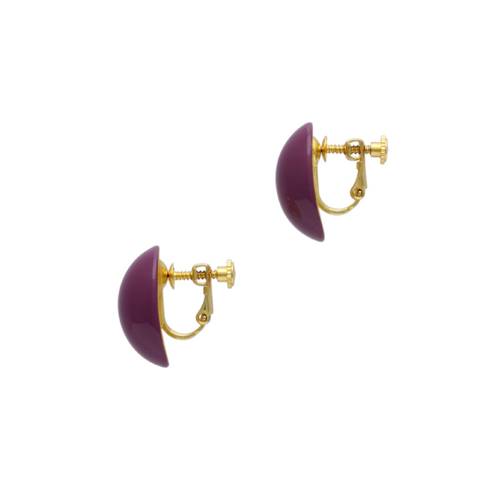 身につける漆 漆のアクセサリー イヤリング こでまり かきつばた色 坂本これくしょんの艶やかで美しくとても軽い和木に漆塗りのアクセサリー SAKAMOTO COLLECTION wearable URUSHI accessories Earrings reeves spirea Iris 日本人の肌にとても合う気品ある耳元のオシャレを楽しんでいただけるアイテム、ベーシックな形と色はファッションにも合わせやすいつくり。  #イヤリング #Earrings #こでまり #かきつばた色 #IrisEarrings #気品あるイヤリング #伝統色 #耳が痛くない #漆のアクセサリー #漆塗り #身につける漆 #坂本これくしょん #会津  イメージ写真1 