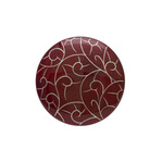 身につける漆 蒔絵のアクセサリー ブローチ 丸6 プラチナ箔 海波 ボルドー色 坂本これくしょんの艶やかで美しくとても軽い「和木に漆塗りのアクセサリー」より、少し大きめでラウンド型のシンプルで使いやすい ウェアラブル 漆 アクセサリー wearable URUSHI accessories Brooch round6 Platinum sea wave Bordeaux color 人気のボルドーは丹念に漆を塗り重ね上品で奥行き感のあるひすい色、のびやかな描かれた蒔絵は波のような海波柄をプラチナ箔で。繊細で輪モダンな印象のブローチ、襟元を上品に演出してくれます。  #漆のアクセサリー #軽いアクセサリー #蒔絵アクセサリー #蒔絵のブローチ #漆のブローチ #Brooch #Platinum #BordeauxcolorBrooch #和モダン #海波蒔絵 #プラチナ箔蒔絵 #ブローチ #ボルドー色 #wearable #ウェアラブル漆 #漆塗り #軽さを実感 #坂本これくしょん