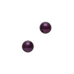 身につける漆 漆のアクセサリー チタンポストピアス 糖蜜珠 箔紫色 坂本これくしょんの艶やかで美しくとても軽い和木に漆塗りのアクセサリー SAKAMOTO COLLECTION wearable URUSHI accessories Pierce molasses Pearl foil purple color 艶やかな丸い珠が女性らしく耳元の遊び心をデザイン、香りたつような上品で奥行き感のあるパープルカラー、コーディネイトに奥行きを持たせてくれます。  #ピアス #Pierce #糖蜜珠 #箔紫色 #丸い珠ピアス #紫色ピアス #人気のピアス #軽いピアス #耳が痛くない #漆のアクセサリー #漆塗り #身につける漆 #坂本これくしょん #会津 