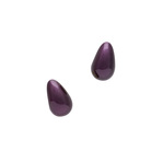 身につける漆 漆のアクセサリー イヤリング 月の勺 箔紫色 坂本これくしょんの艶やかで美しくとても軽い「和木に漆塗りのアクセサリー」より、耳たぶをそっとすくい包み込むようなやわらかい曲線美の軽い ウェアラブル 漆 アクセサリー イヤリング 月の勺 箔紫色 wearable URUSHI accessories Earrings moon of ladle foil purple color 上品で奥行き感のある箔紫色、艶やかでありながら透明感がある、香りたつようなお色が人気のイヤリングです。裏の金箔が後ろからチラリと見え、さりげなく華やかさをプラスします。  #漆アクセサリー #漆のアクセサリー #漆ジュエリー #軽いアクセサリー #漆のイヤリング #Earrings #purple #軽いイヤリング #月の勺イヤリング #箔紫色イヤリング #wearable #ウェアラブル漆 #漆塗り #軽さを実感 #坂本これくしょん #耳が痛くない