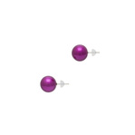 身につける漆 漆のアクセサリー ピアス 糖蜜珠 アネモネピンク色 坂本これくしょんの艶やかで美しくとても軽い和木に漆塗りのアクセサリー Sakamoto Collection Wearable URUSHI earrings Molasses Jewel anemonea pink 艶やかな丸い珠が女性らしく耳元を飾る、夕闇の空をイメージしたキラキラとした深みの中に輝き、女性が大好きな紫とピンクをミックスしたオリジナル。  #ピアス #earrings #糖蜜珠 #アネモネピンク #夕闇の空 #ビタミンカラー #軽いピアス #耳が痛くない #漆のアクセサリー #漆塗り #身につける漆 #坂本これくしょん #会津 