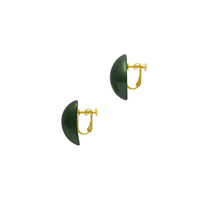 身につける漆 漆のアクセサリー イヤリング 月の雫 ひすい色 漆の艶やかさと和木ならではの軽やかさを毎日使いたくなるファッション・アイテムとして創造する坂本これくしょん SAKAMOTO COLLECTION Wearable URUSHI Accessories earrings MoonDrops Jadecolor 上品で奥行き感のあるグリーンを表現、まろやかな曲線で構成された形状はどなたにもフィット、オールシーズン活用できるアイテムです。 イメージ写真2