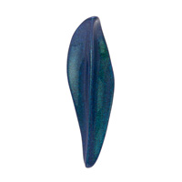 身につける漆 漆のアクセサリー ブローチ 笹舟 月あかり色 坂本これくしょんの艶やかで美しくとても軽いアクセサリー Sakamotocollection Wearable URUSHI Accessories brooches pendent Bamboo Leaf Boat moon light 海のきらめきを連想させるブルーカラーが印象的、流れるフォルムが美しい流線形のデザイン、華やかさが襟元を上品な印象に飾ります。  #ブローチ #brooches #笹舟 #月あかり色 #海のきらめき #流れるフォルム #流線形のデザイン #軽いブローチ #漆のアクセサリー #漆塗り #身につける漆 #坂本これくしょん #会津  イメージ写真1 