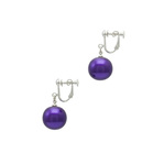 RIE SAKAMOTO COLLECTION 身につける漆 漆のアクセサリー イヤリング 糖蜜珠 本紫色 坂本これくしょんの艶やかで美しくとても軽い和木に漆塗りのアクセサリー SAKAMOTO COLLECTION wearable URUSHI accessories earrings Molasses Jewel Pure purple 糖蜜のようにつややかな丸い珠が耳元で女性らしくゆらゆら揺れる愛らしいフォルム、日本人の肌に合う上品でクールな印象の発色良い鮮やかなパープルカラー、和木に漆塗りでとても軽く耳元に負担がかかりにくいのが嬉しい、かぶれ防止コートで安心です。  #漆のアクセサリー #軽いイヤリング #漆のイヤリング #イヤリング #糖蜜珠 #本紫色 #紫色のイヤリング #accessories #jewelry #earrings #Molasses #Jewel #Pure #purple #漆塗り #耳が痛くない #坂本これくしょん #身につける漆