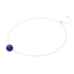SAKAMOTO COLLECTION 身につける漆 漆のアクセサリー ペンダント 木の実 本紫色 スライド式チェーンコード 坂本これくしょんの艶やかで美しくとても軽い和木に漆塗りのアクセサリー SAKAMOTO COLLECTION wearable URUSHI accessories pendants nuts Pure purple Adjustable chain code つや玉ペンダントより少し小さめでまるでポロッとこぼれるような可愛らしさが魅力、オリジナルの発色の良い鮮やかなパープルカラーが素敵、オールシーズン活用できるアイテム、長さを微調整できる便利で簡単なチェーンコードです。  #漆のアクセサリー #軽いペンダント #漆のペンダント #ペンダント #木の実 #本紫 #accessories #jewelry #pendants #nuts #PurePurple #Adjustable #ChainCode #坂本これくしょん #Sakamotocollection #身につける漆 #漆塗り #軽さを実感