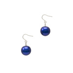 SAKAMOTO COLLECTION 身につける漆 漆のアクセサリー ピアス 糖蜜珠 コバルト色 坂本これくしょんの艶やかで美しくとても軽い和木に漆塗りのアクセサリー SAKAMOTO COLLECTION wearable URUSHI accessories earrings Molasses Jewel cobalt blue オリジナルの発色の良い鮮やかな強いブルーが上品でクールな印象を演出、シンプルなお洋服に一つプラスするだけでポイントになる艶やかな丸い珠、耳元で女性らしくゆらゆら揺れる大人かわいいチタンユーロワイヤーピアスです。  #ピアス #糖蜜珠 #コバルト色 #軽いピアス #青いピアス #ブルーピアス #漆のピアス #earrings #pierce #jewelry #BlueEarrings #CuteEarrings #accessories #漆のアクセサリー #漆塗り #軽さを実感 #身につける漆 #坂本これくしょん #会津 