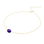 SAKAMOTO COLLECTION 身につける漆 漆のアクセサリー ペンダント あけの実 本紫色 坂本これくしょんの艶やかで美しくとても軽い和木に漆塗りのアクセサリー SAKAMOTO COLLECTION wearable URUSHI accessories pendants Akeno_Jewel True purple Adjustable Cord 小さな小さな玉子のような可愛らしいフォルムの軽く着け心地が楽とご好評のアイテム、発色良い上品でクールな印象のパープルカラー、便利なスライド式チェーンコードはお洋服に合わせて微妙な長さ調節が可能です。  #ペンダント #pendants #ネックレス #Necklace #あけの実 #本紫 #TruePurple #紫のペンダント #紫のアクセサリー #jewelry #軽いペンダント #漆のペンダント #漆塗り #軽さを実感 #身につける漆 #坂本これくしょん #SakamotoCollection #会津 