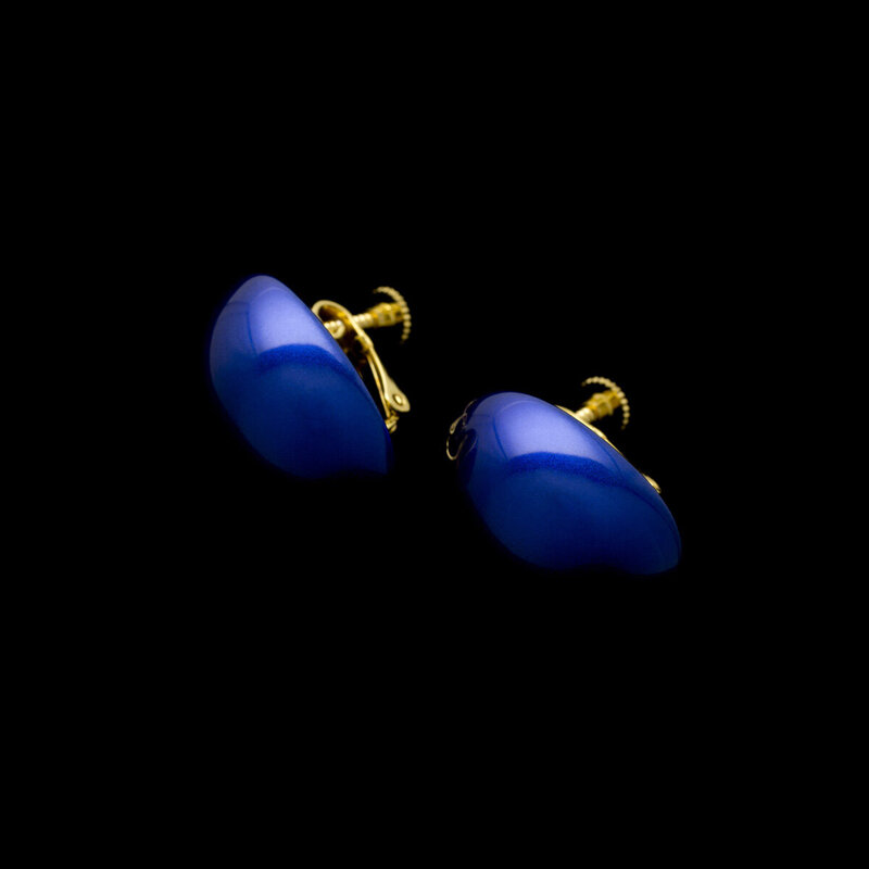 D9E3425 SAKAMOTO COLLECTION wearable URUSHI accessories earrings KODEMARI Cobalt Blue-8.jpg