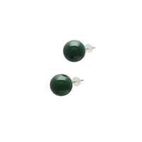 身につける漆 漆のアクセサリー チタンポストピアス 糖蜜珠 深緑色 坂本これくしょんの艶やかで美しくとても軽い和木に漆塗りのアクセサリー SAKAMOTO COLLECTION wearable URUSHI earrings Molasses Jewel Deep green 大人の魅力を引き出すシックな緑、糖蜜のように艶やかな丸い珠が耳元にピタッと寄り添う愛らしいチタンポストピアス。 イメージ写真4