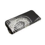 SAKAMOTO COLLECTION 坂本これくしょん 身につける漆 牛革に蒔絵 ラウンドファスナー 長財布 石の小道 銀色粉 日本の伝統とともに機能性を持たせながらも女性がお洒落に持てる SAKAMOTO COLLECTION MAKIE Round fastener long leather wallet Stone Path Ways silver シンプルで飽きのこないデザインの蒔絵、機能性も兼ね備えた使い勝手いい仕上がりのウォレットです。  #長財布 #longwallet #財布 #wallet #石の小道 #シックなデザイン #蒔絵の財布 #牛革長財布 #ファスナー財布 #華やかな財布 #機能的な財布 #坂本これくしょん #会津 