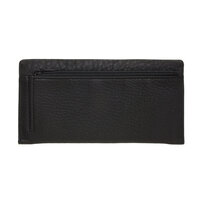 身につける漆 蒔絵の長財布 薄財布 横長ウォレット 研出しいぶし箔 わなみ 坂本これくしょんのお洒落にかつスタイリッシュに携帯できる蒔絵の牛革長財布 SAKAMOTO COLLECTION Thin Long Wallet Kazuminami scraped smoked silver 蒔絵のデザインがダイナミックで印象的、洋服にも和服にも合うデザイン、全体を研ぎ出すと輪の模様が浮き出してきます。 イメージ写真5