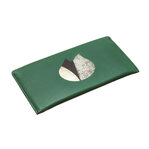 SAKAMOTO COLLECTION 坂本これくしょん 身につける漆 蒔絵の薄財布 ミャオ 双月 グリーン革 伝統の技と技術を生かし日本の伝統とともに何時も身につける喜びそして機能的に携帯できるファッションアイテム Sakamoto Collection MAKIE thin leather Longwallet Miao Sougetsu Green 月夜に猫をイメージした蒔絵が映える必要最小限の機能を備えた洋服にも和服にも合うお洒落なデザイン。  #財布 #wallet #薄財布 #ミャオ #双月 #猫の蒔絵 #猫のシルエット #蒔絵の財布 #牛革財布 #leatherwallet #帯財布 #軽いお財布 #機能的な財布 #坂本これくしょん #会津 
