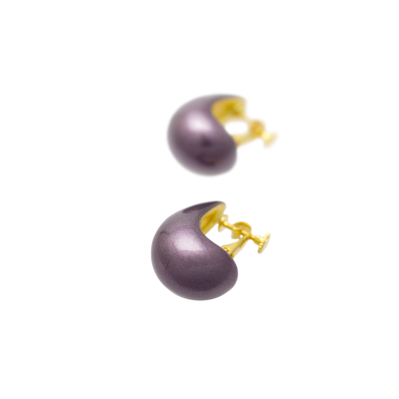 85E2928 earrings Ladle moon violet color-5.jpg