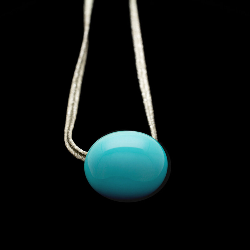 B8N5899 SAKAMOTO COLLECTION wearable URUSHI pendant Akenomi Jewel Seaside Blue-b.jpg