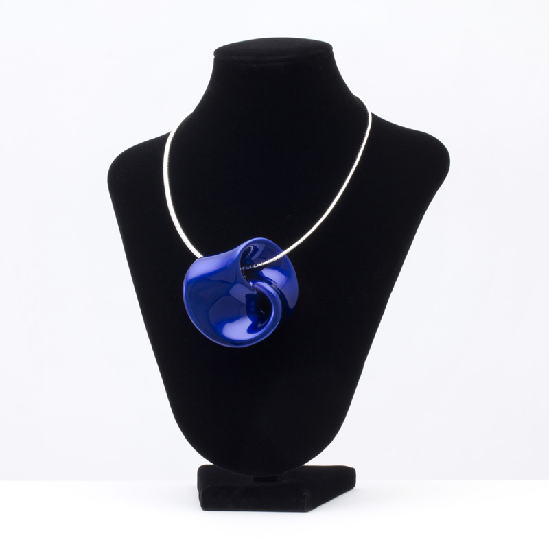 D9B3907 SAKAMOTO COLLECTION wearable URUSHI accessories brooch Craftsmanship Candy Cobalt blue-7.jpg